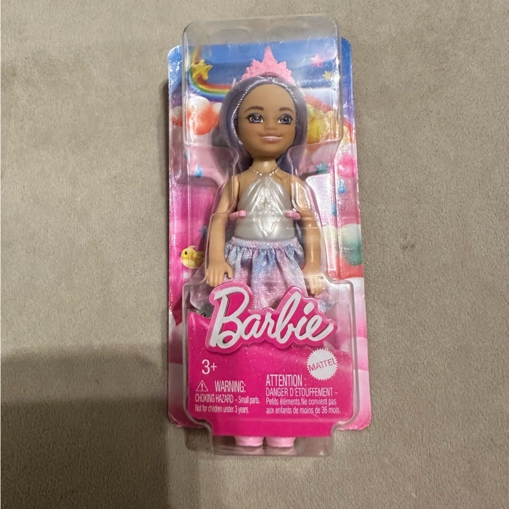 Barbie Bath Doll Pink Silver Shimmer